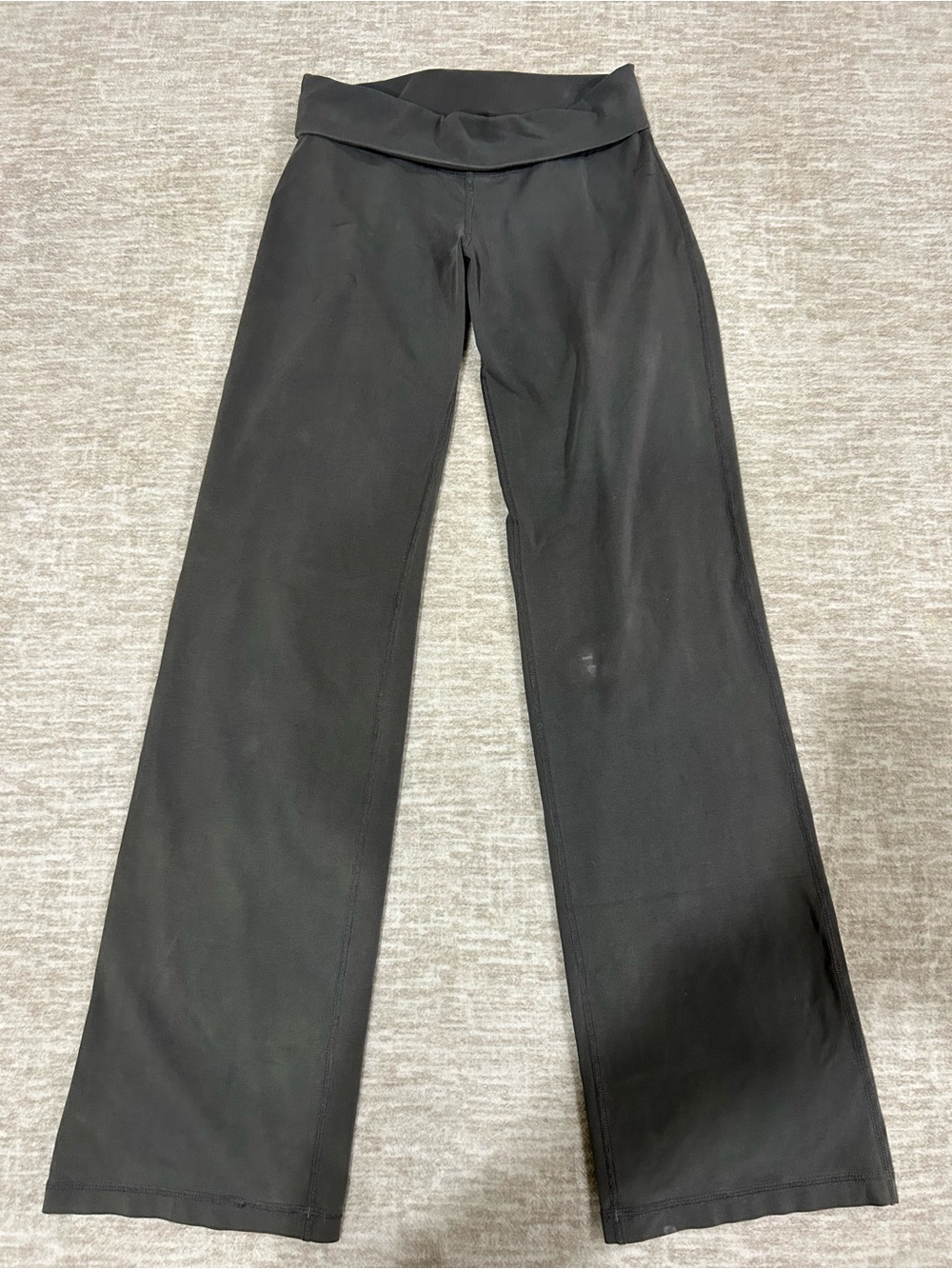Patagonia Deep Olive Wide-Leg Fold-Over Waist Pants